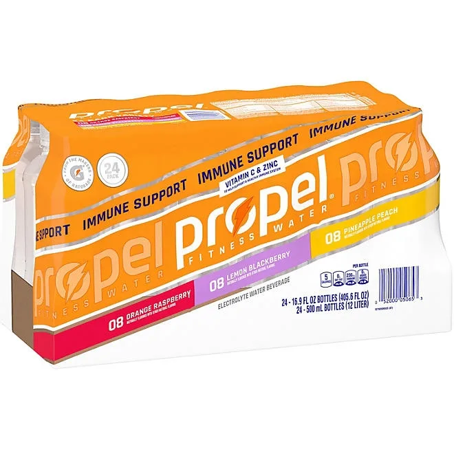 Propel Immune Support Zero Sugar Variety Pack 16.9 fl. oz., 24 pk. 2