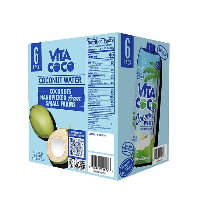 Vita Coco Original Coconut Water 1L, 6 pk. 3