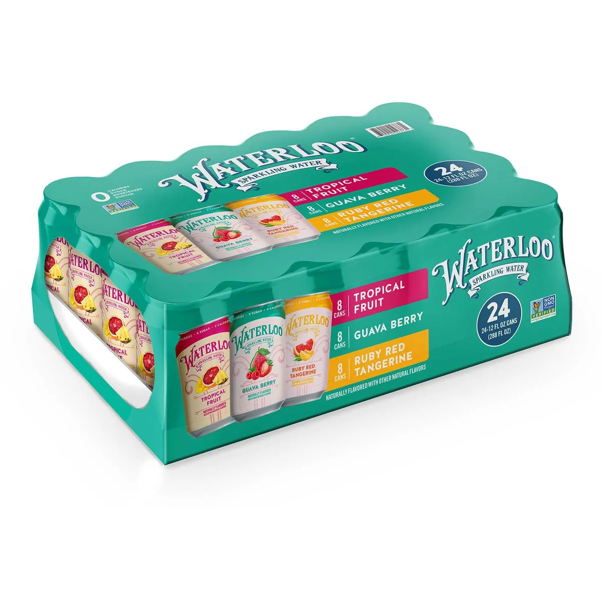 Waterloo Sparkling Water Variety Pack 12 fl. oz., 24 pk.