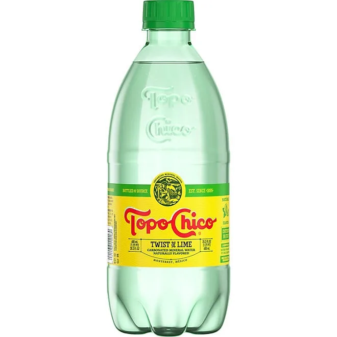 Topo Chico Twist of Lime Sparkling Mineral Water, 20 fl. oz., 24 pk. 3