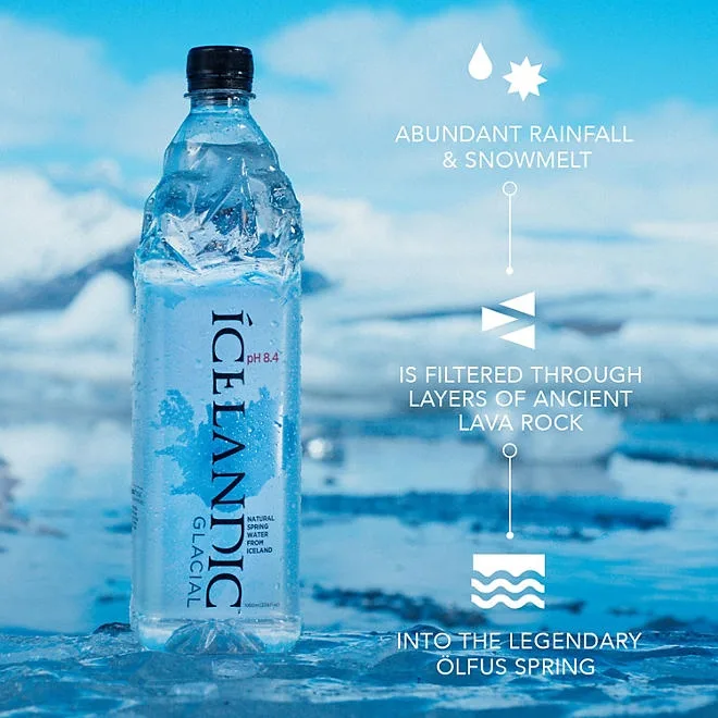 Icelandic Glacial Natural Spring Alkaline Water 33.81 fl. oz., 12 Pk. 5