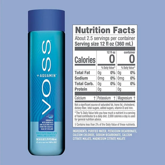 Voss Aquamin Enhanced Water 850 ml, 12 pk. 5