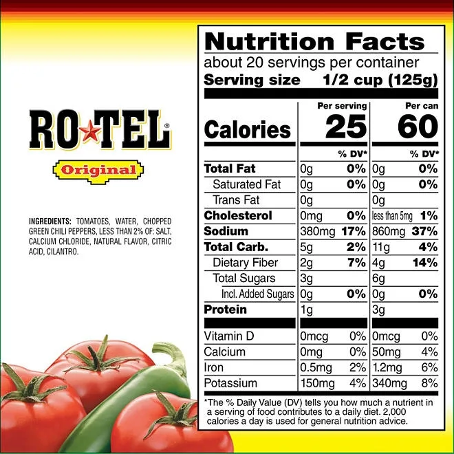 Ro-Tel Diced Tomatoes & Green Chilies 10 oz., 8 ct. 5